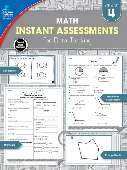Title details for Instant Assessments for Data Tracking, Grade 4 - Math by Rompella - Wait list
